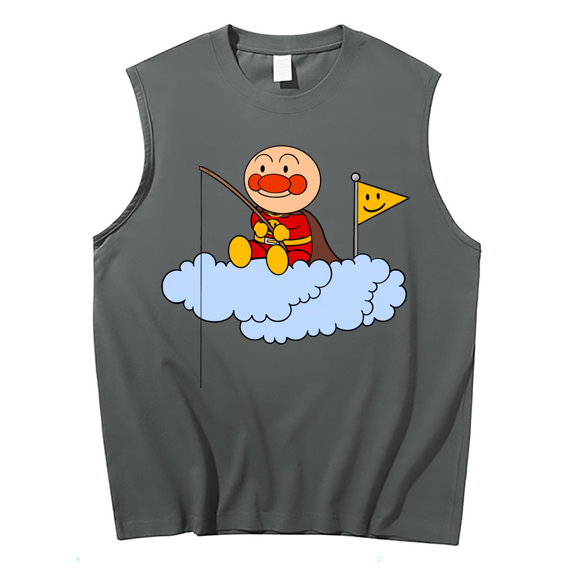 （画像用） アンパンマン Anpanman コットン100％タンクトップ（フロントプリント）